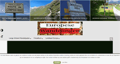 Desktop Screenshot of europesewandelingen.nl