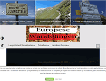 Tablet Screenshot of europesewandelingen.nl